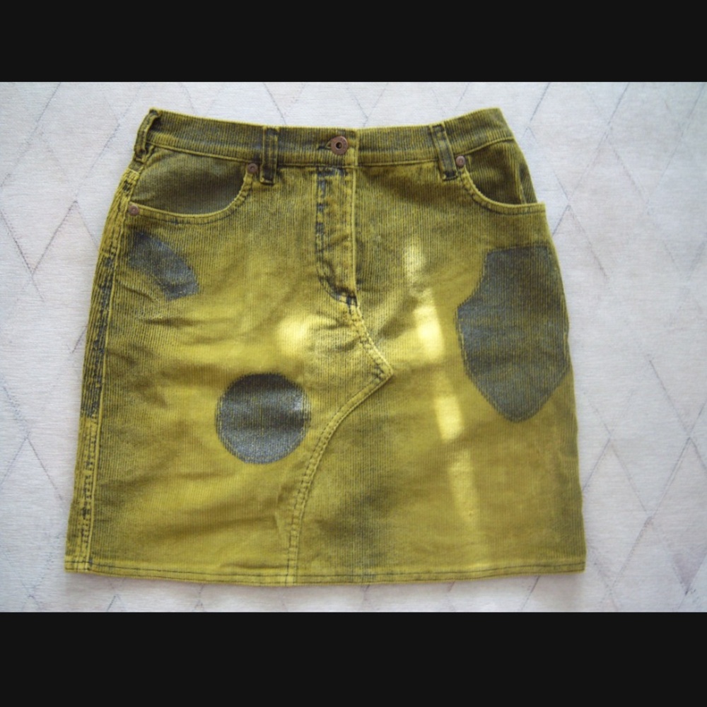 Vintage Krizia Jeans Corduroy Skirt